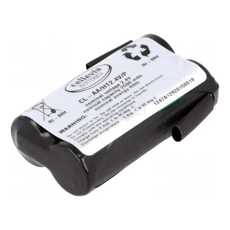 Baterie Reîncărcabilă Ni-MH AA 2,4V 2500mAh Cu Urechi pentru Lipire | Electronic-mag.ro | Componente Electronice