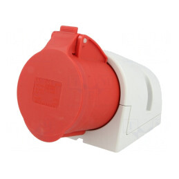 Conector Alimentare AC Trifazat 32A 400VAC IP44 | Electronic-mag.ro | Componente Electronice