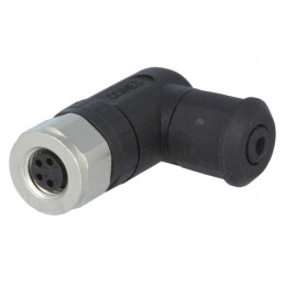 Conector M8 Mamă 4PIN 90° IP67 pe Cablu