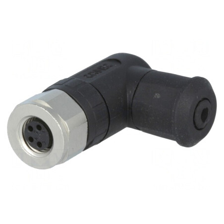 Conector M8 Mamă 4PIN 90° IP67 pe Cablu | Electronic-mag.ro | Componente Electronice
