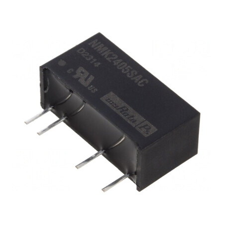 Convertor DC/DC 2W 24V la 5V 400mA SIP | Electronic-mag.ro | Componente Electronice