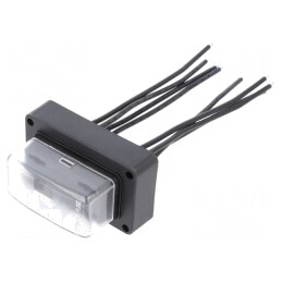 Clemă Neagră 19mm 20A pentru Cabluri | Electronic-mag.ro | Componente Electronice