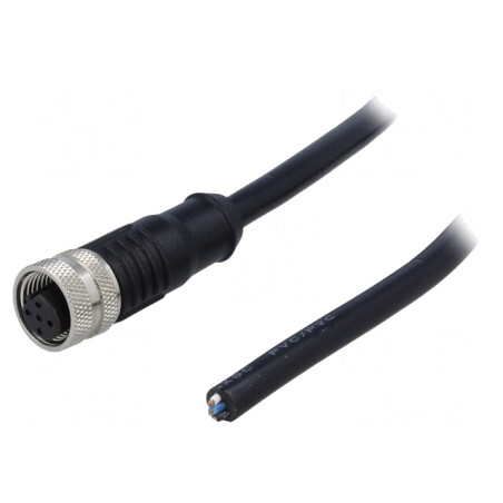 Mufă M12 5-PIN Mamă Profibus IP65/IP67 60V 4A Drept | Electronic-mag.ro | Componente Electronice