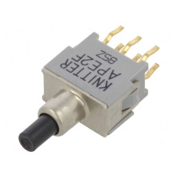 Comutator cu apăsare 2 poziții SPDT 0,05A | Electronic-mag.ro | Componente Electronice