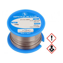 Sârmă de Lipit cu Plumb 0,5mm 0,1kg | Electronic-mag.ro | Componente Electronice