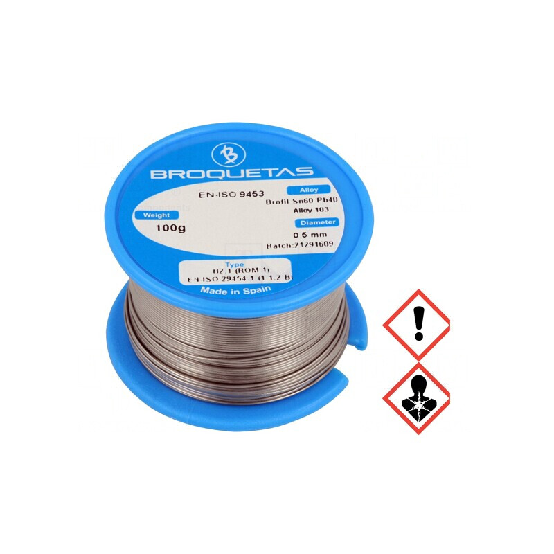 Sârmă de Lipit cu Plumb 0,5mm 0,1kg | Electronic-mag.ro | Componente Electronice Sârmă de Lipit cu Plumb 0,5mm 0,1kg | Electronic-mag.ro | Componente Electronice
