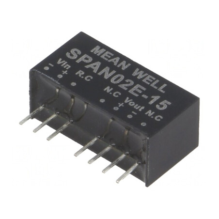 Convertor DC/DC 2W 4.5-9V la 15V 134mA SIP8 | Electronic-mag.ro | Componente Electronice