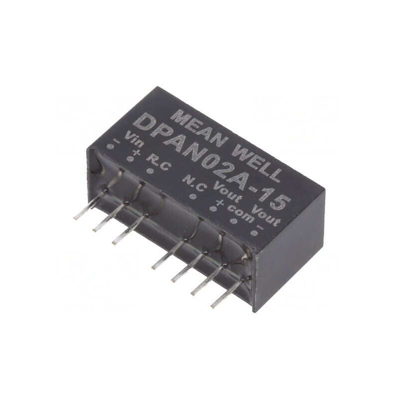 Convertor DC/DC 2W 9-18V la 15V/-15V SIP8 | Electronic-mag.ro | Componente Electronice