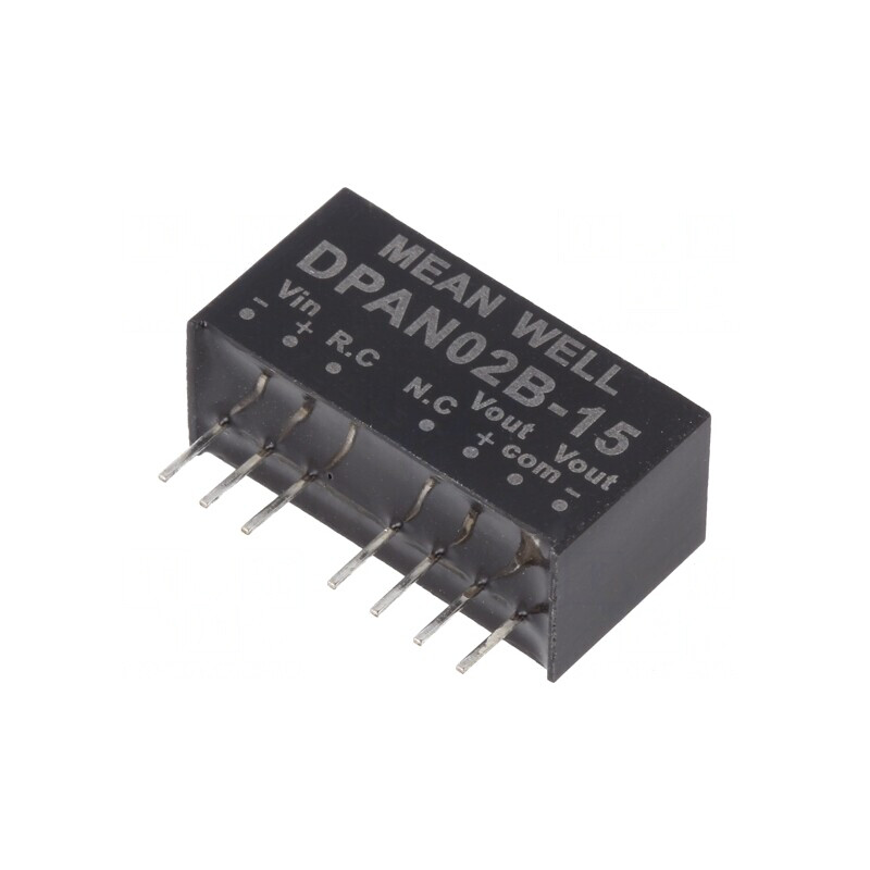 Convertor DC/DC 2W 18-36V la ±15V SIP8 | Electronic-mag.ro | Componente Electronice
