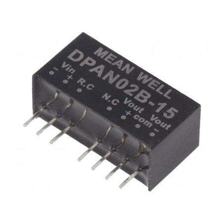 Convertor DC/DC 2W 18-36V la ±15V SIP8 | Electronic-mag.ro | Componente Electronice