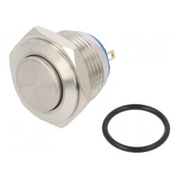 Comutator Anti-Vandalism SPST-NO 2A 48VDC IP65 16mm | Electronic-mag.ro | Componente Electronice