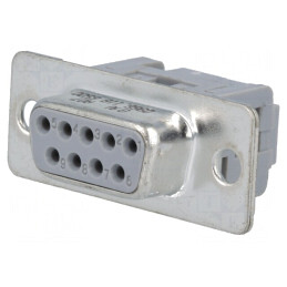 Mufă D-Sub 9 PIN Mamă IDC pentru Cablu-Bandă 1,27mm | Electronic-mag.ro | Componente Electronice