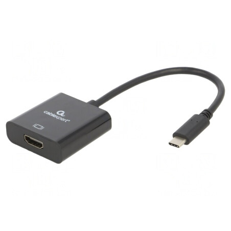 Adaptor USB C la HDMI 1.4, 0.15m, Negru | Electronic-mag.ro | Componente Electronice