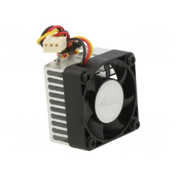 Radiator extrudat aluminiu 12V 9,2m3/h 23,5x40mm | Electronic-mag.ro | Componente Electronice