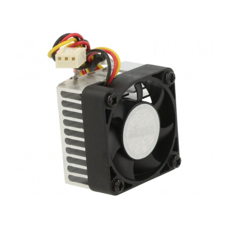 Radiator extrudat aluminiu 12V 9,2m3/h 23,5x40mm | Electronic-mag.ro | Componente Electronice