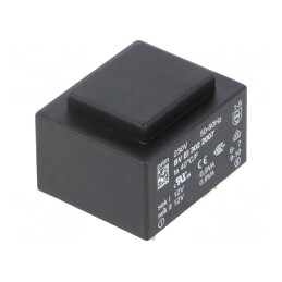 Transformator încapsulat 1,8VA 230V 12V PCB | Electronic-mag.ro | Componente Electronice
