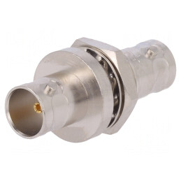 Adaptor BNC Soclu Drept 75Ω PTFE Aurit | Electronic-mag.ro | Componente Electronice