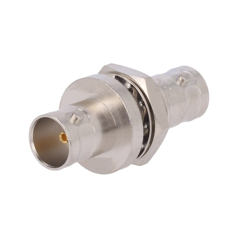 Adaptor BNC Soclu Drept 75Ω PTFE Aurit | Electronic-mag.ro | Componente Electronice