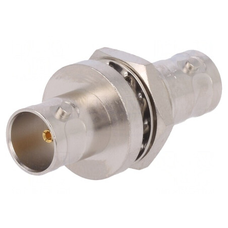 Adaptor BNC Soclu Drept 75Ω PTFE Aurit | Electronic-mag.ro | Componente Electronice