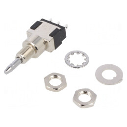Comutator Acționat prin Apăsare SPDT 6A/125VAC 6A/6VDC | Electronic-mag.ro | Componente Electronice
