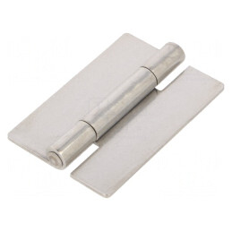 Balama din oțel inoxidabil pentru sudare 50mm x 75mm | Electronic-mag.ro | Componente Electronice