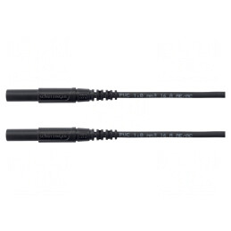 Cablu de măsurare 16A cu mufă banană 4mm | Electronic-mag.ro | Componente Electronice