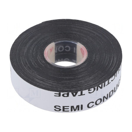 Bandă Autoamalgamantă Neagră 19mm x 5m | Electronic-mag.ro | Componente Electronice
