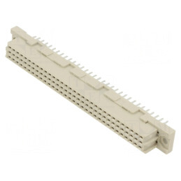 Soclu DIN 41612 tip C mamă 96 PIN THT drept | Electronic-mag.ro | Componente Electronice