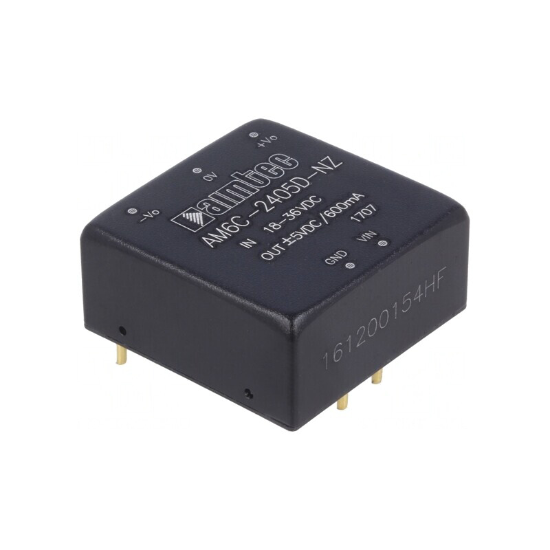 Convertor DC/DC 6W 18-36V la 5V/-5V 1x1 | Electronic-mag.ro | Componente Electronice