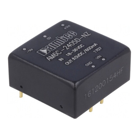 Convertor DC/DC 6W 18-36V la 5V/-5V 1x1 | Electronic-mag.ro | Componente Electronice