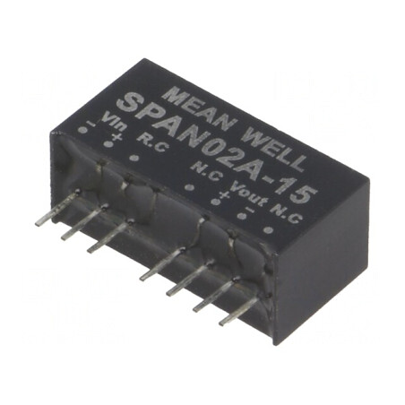 Convertor DC/DC 2W 9-18V 15V 134mA SIP8 | Electronic-mag.ro | Componente Electronice