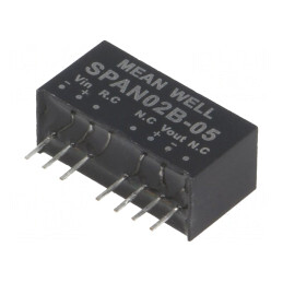 Convertor DC/DC 2W 18-36V la 5V 400mA SIP8 | Electronic-mag.ro | Componente Electronice