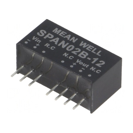 Convertor DC/DC 2W 18-36V 12V 167mA SIP8 | Electronic-mag.ro | Componente Electronice