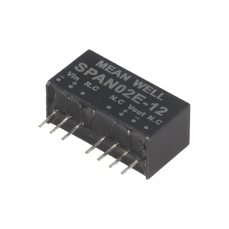 Convertor DC/DC 2W 4.5-9V la 12V 167mA SIP8 | Electronic-mag.ro | Componente Electronice