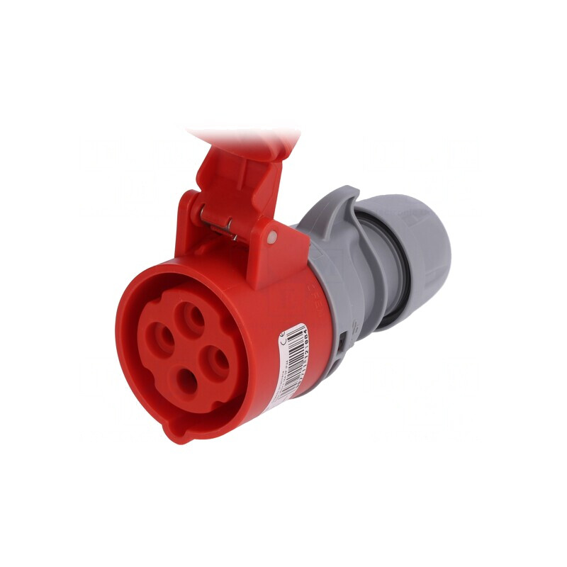 Conector Alimentare AC Trifazat Soclu Mamă 16A 400V IP44 | Electronic-mag.ro | Componente Electronice