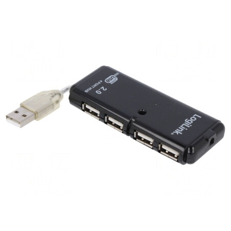 Hub USB 2.0 cu 4 Porturi 480Mbps PnP | Electronic-mag.ro | Componente Electronice