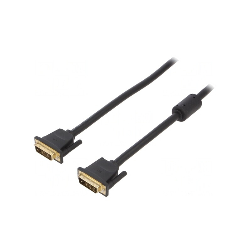 Cablu DVI-D Dual Link 3m Negru | Electronic-mag.ro | Componente Electronice