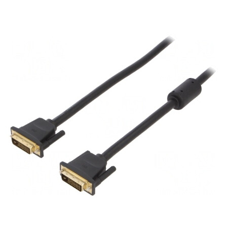 Cablu DVI-D Dual Link 3m Negru | Electronic-mag.ro | Componente Electronice