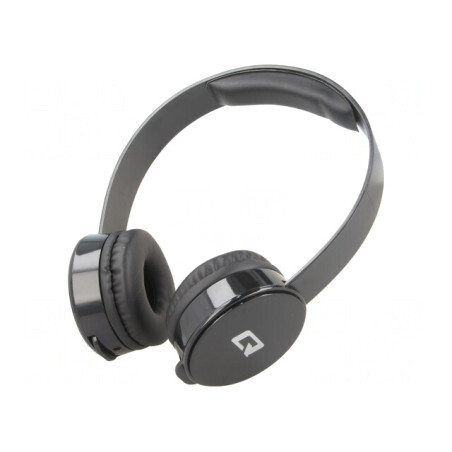Căști Over-Ear cu Microfon Negru Jack 3,5mm 1,2m | Electronic-mag.ro | Componente Electronice