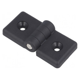 Balama Tehnopolimer Neagră 74mm x 36mm pentru Profile | Electronic-mag.ro | Componente Electronice