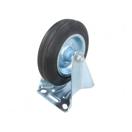 Roată de Transport Rigidă 160mm 150kg Guma | Electronic-mag.ro | Componente Electronice