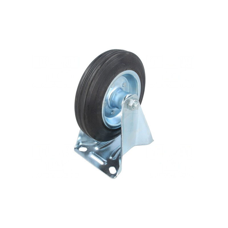 Roată de Transport Rigidă 160mm 150kg Guma | Electronic-mag.ro | Componente Electronice