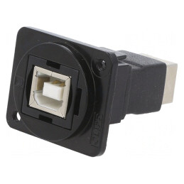 Adaptor USB B Soclu USB 2.0 Metal | Electronic-mag.ro | Componente Electronice