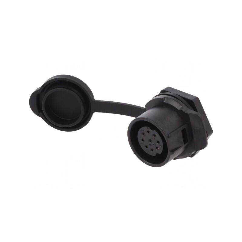 Conector Circular 9 PIN Aurit 5A Mamă 20 02 | Electronic-mag.ro | Componente Electronice