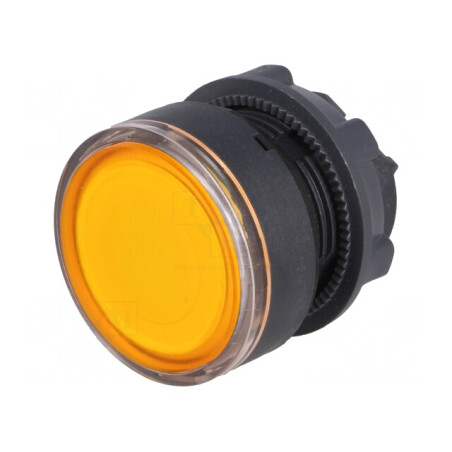 Comutator de Apăsare 22mm Portocaliu | Electronic-mag.ro | Componente Electronice