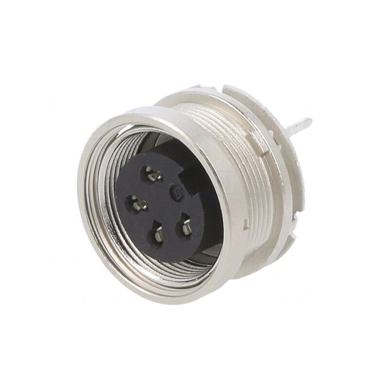 Conector M16 Mamă THT 4 PIN 6A 150V IP40 | Electronic-mag.ro | Componente Electronice Conector M16 Mamă THT 4 PIN 6A 150V IP40 | Electronic-mag.ro | Componente Electronice