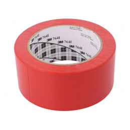 Bandă Autoadezivă de Marcare Roşie 33m x 50mm | Electronic-mag.ro | Componente Electronice