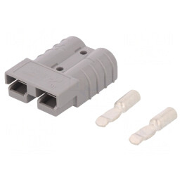 Mufă SB50 Cablu-Cablu Hermafrodită 2-Pini Crimpată | Electronic-mag.ro | Componente Electronice