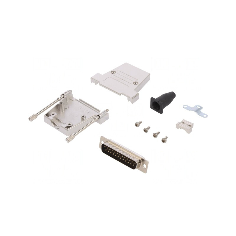 Mufă D-Sub 25 PIN Tată pentru Lipire pe Cablu Neagră | Electronic-mag.ro | Componente Electronice Mufă D-Sub 25 PIN Tată pentru Lipire pe Cablu Neagră | Electronic-mag.ro | Componente Electronice