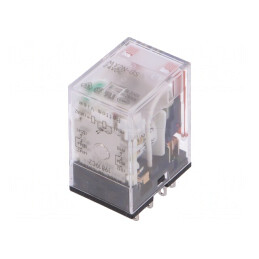 Releu Electromagnetic DPDT 24V DC 7A | Electronic-mag.ro | Componente Electronice